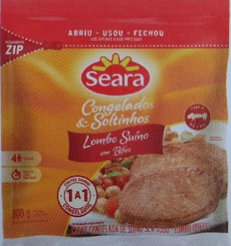 Lombo Seara 800g Suino Cong.