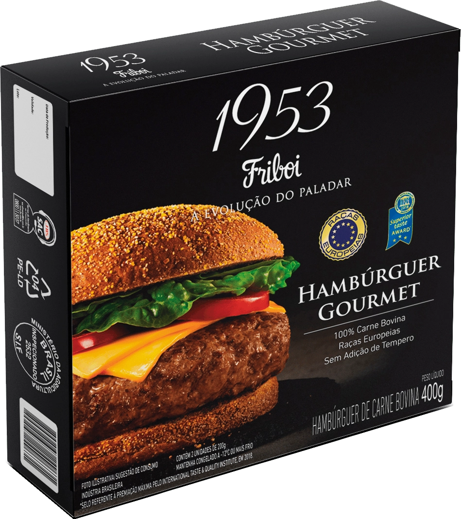 Hambúrguer Gourmet FRIBOI 1953 400G