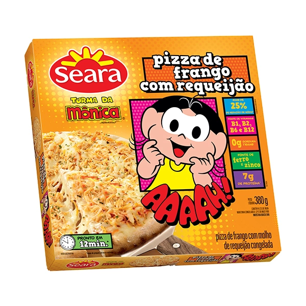 Pizza Seara T.monica 380g Frango/requeijao