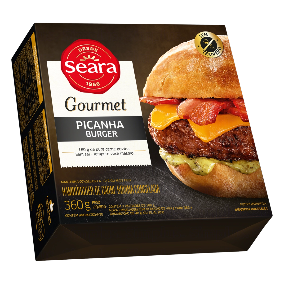 Picanha burger Seara Gourmet 360g