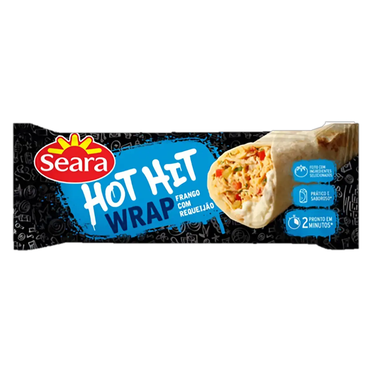 Wrap Frango Com Requeijão Seara Hot Hit Pacote 100g