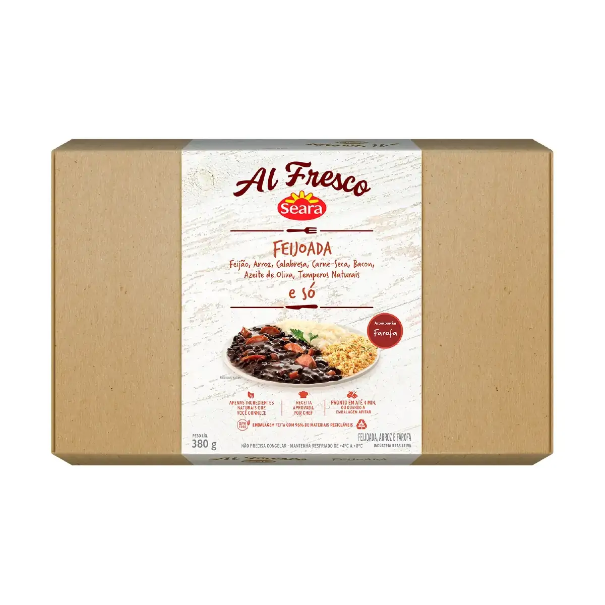 Feijoada Seara Al Fresco Caixa 380g