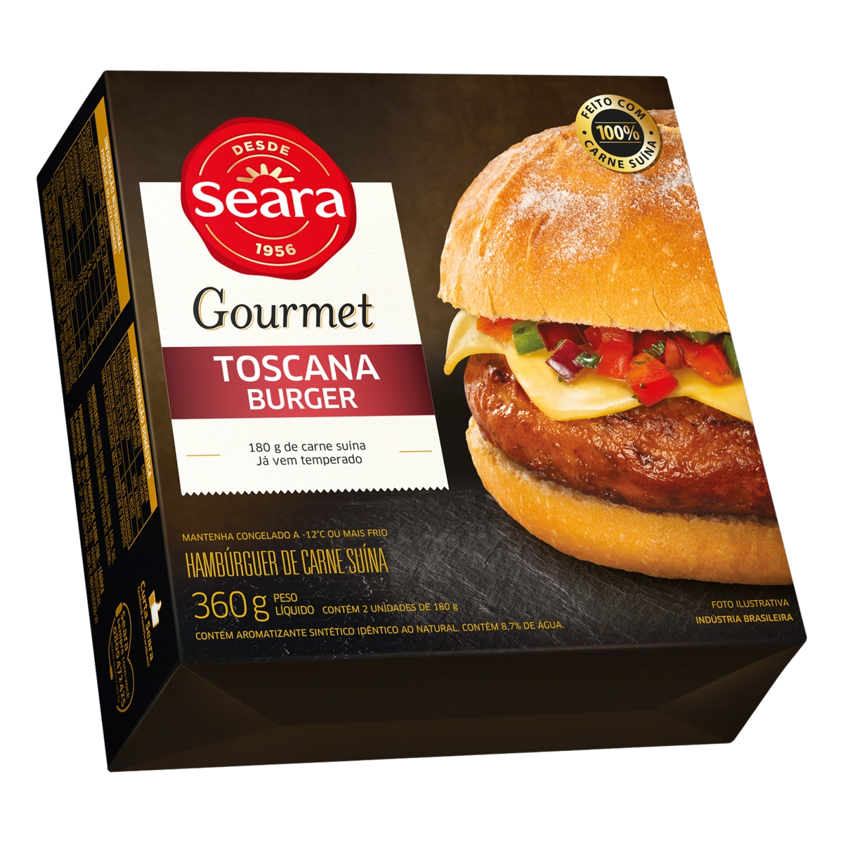 Toscana Burger SEARA Gourmet Caixa 360g