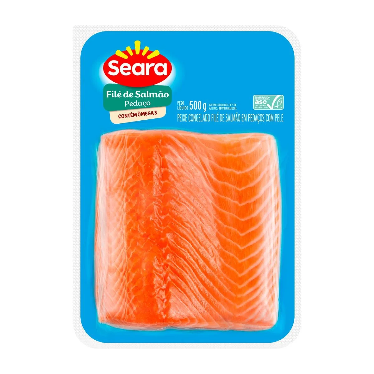 Lombo de salmão Seara Pescados 500g