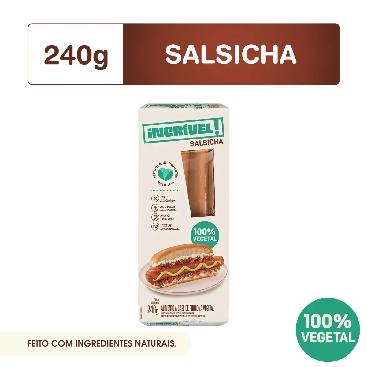 Salsicha de Soja Seara Incrível 240g