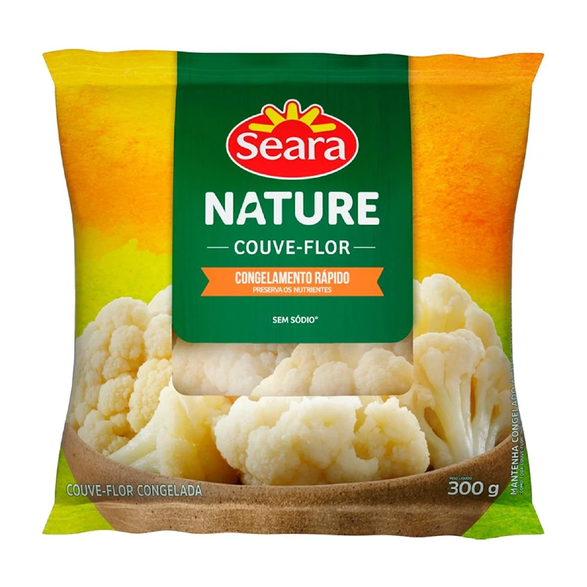 Couve Flor Congelada Seara Nature 300g