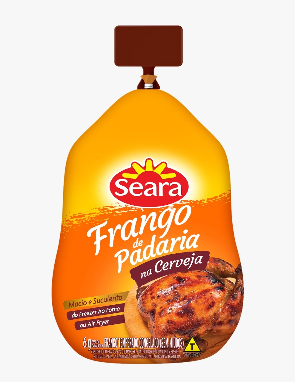 Frango Congelado Temperado Sem Miúdos Seara Frango De Padaria Na Cerveja