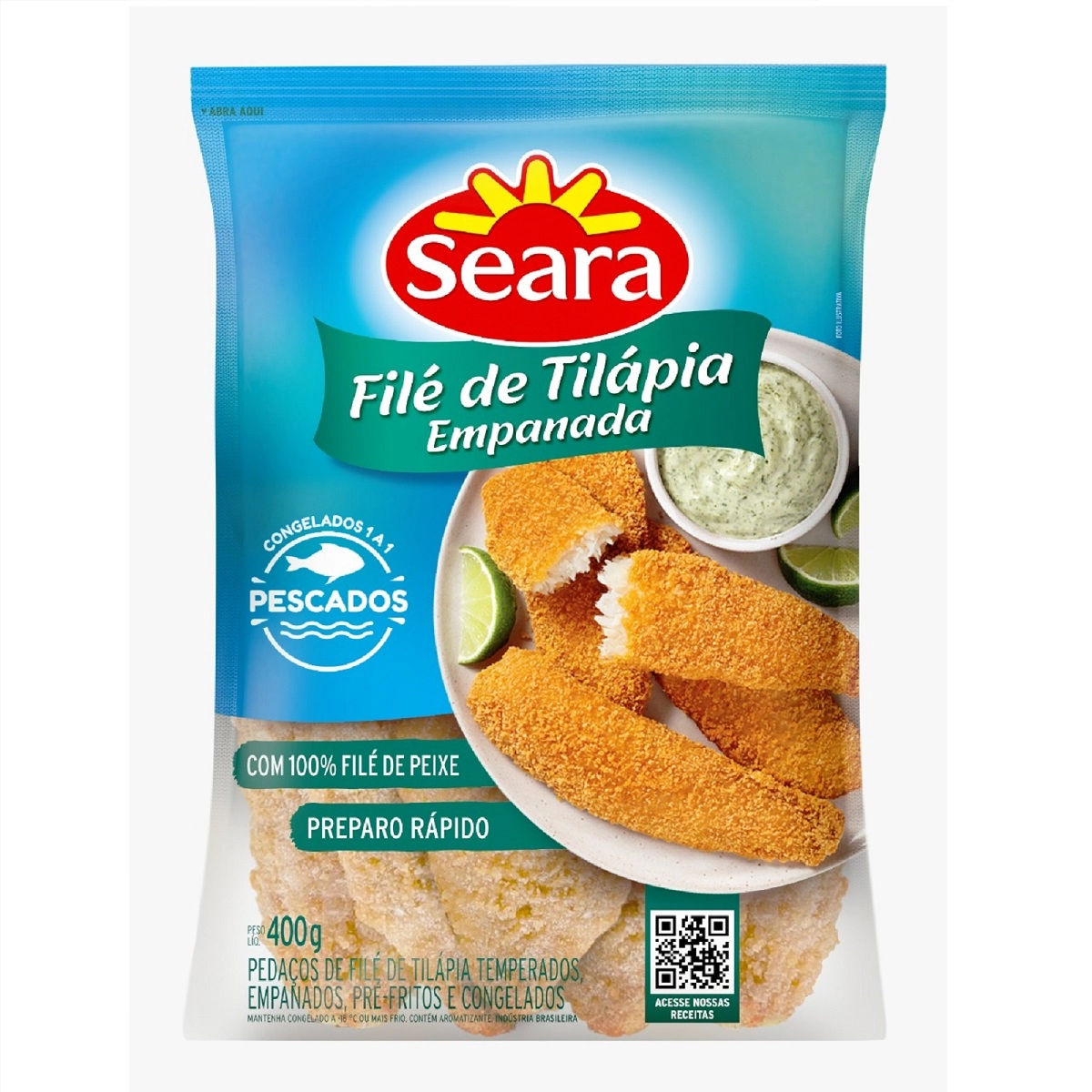 Tilapia Empanada Seara 400g