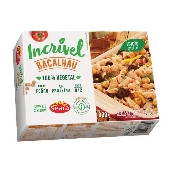 Bacalhau Seara Incrivel 100 Veg 350gr