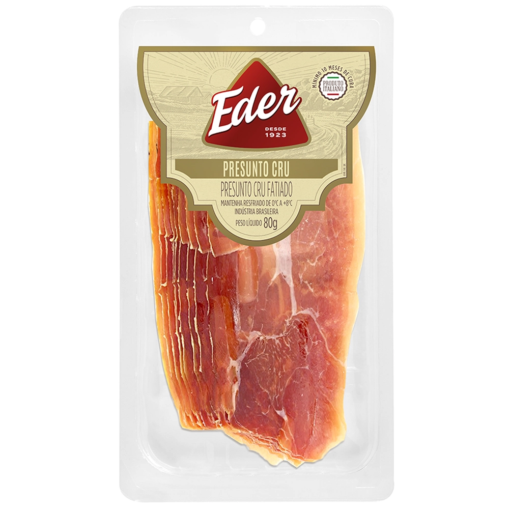Presunto Cru Eder Fatiado 80g