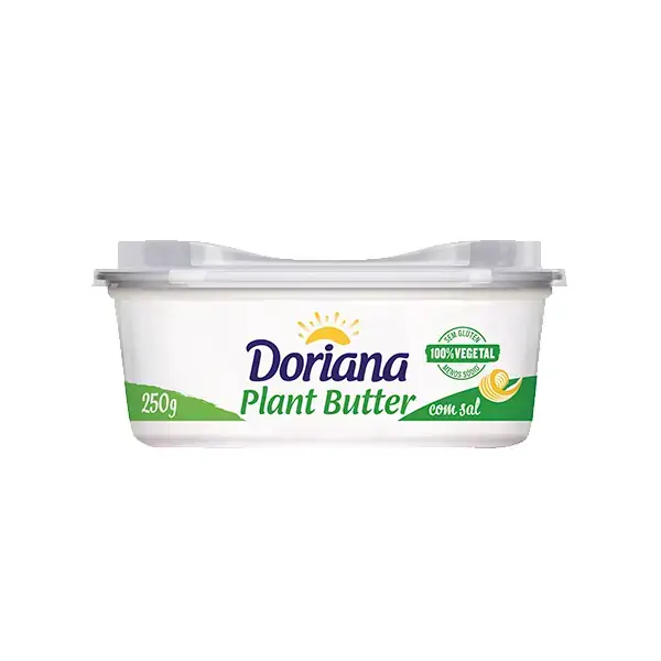 Margarina Com Sal Doriana Plant Butter Pote 250g