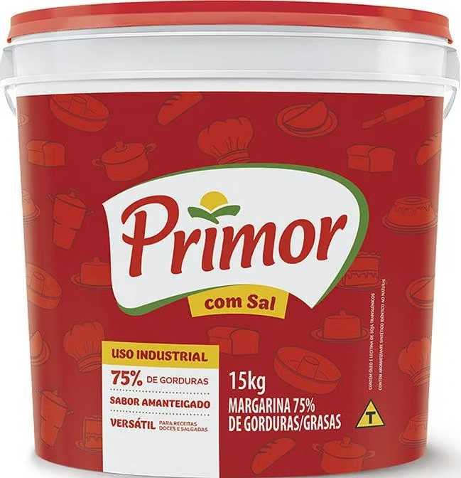Margarina Amanteigada Com Sal Uso Industrial Primor Balde 15kg