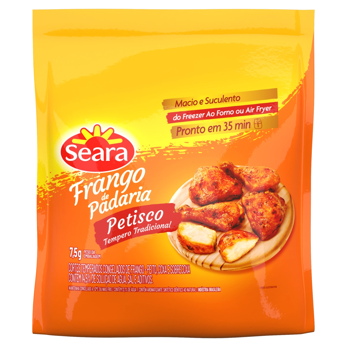 Petisco De Frango Congelado Temperado Seara Frango De Padaria