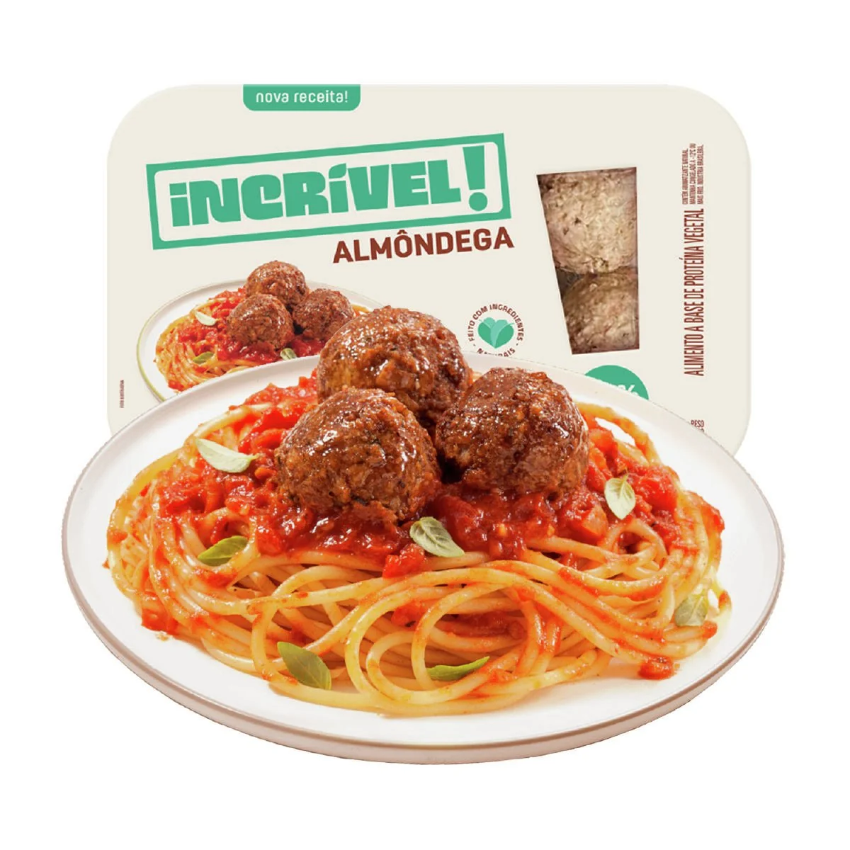 Almôndega Incrível! 100% Vegetal 256g