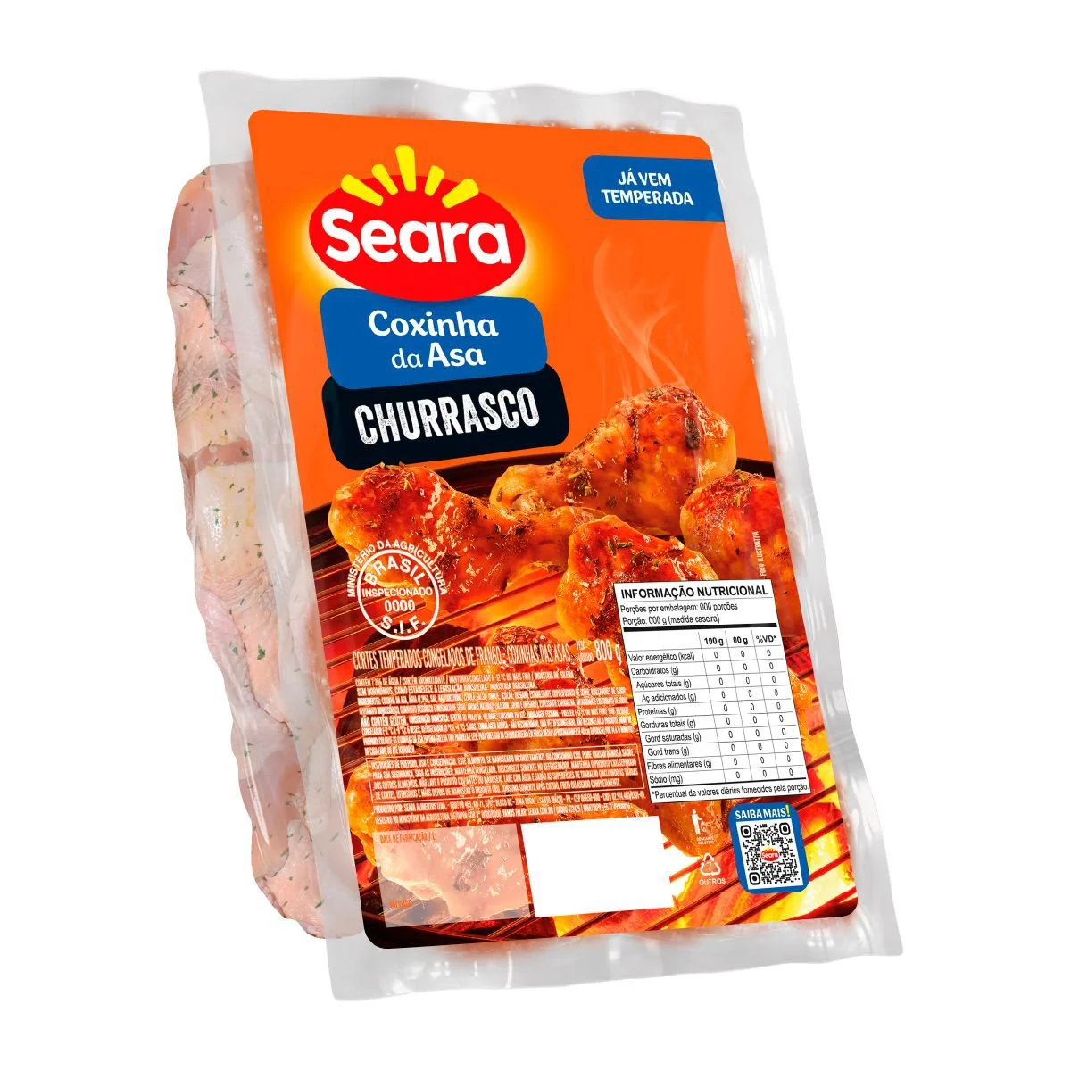 Coxinha Temperada Churrasco SEARA 800g