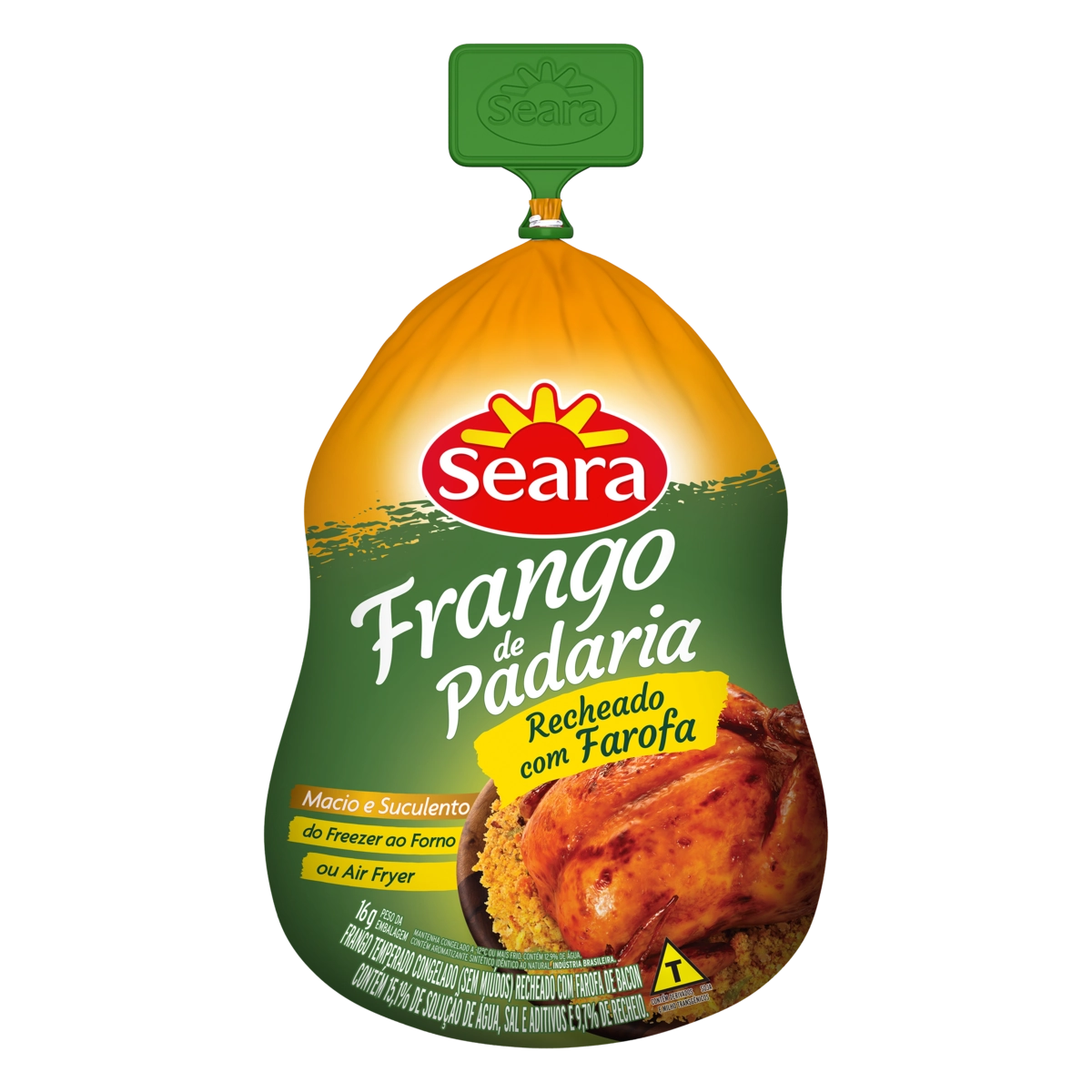 Frango Congelado Temperado Sem Miúdos Recheio Farofa De Bacon Seara Frango De Padaria
