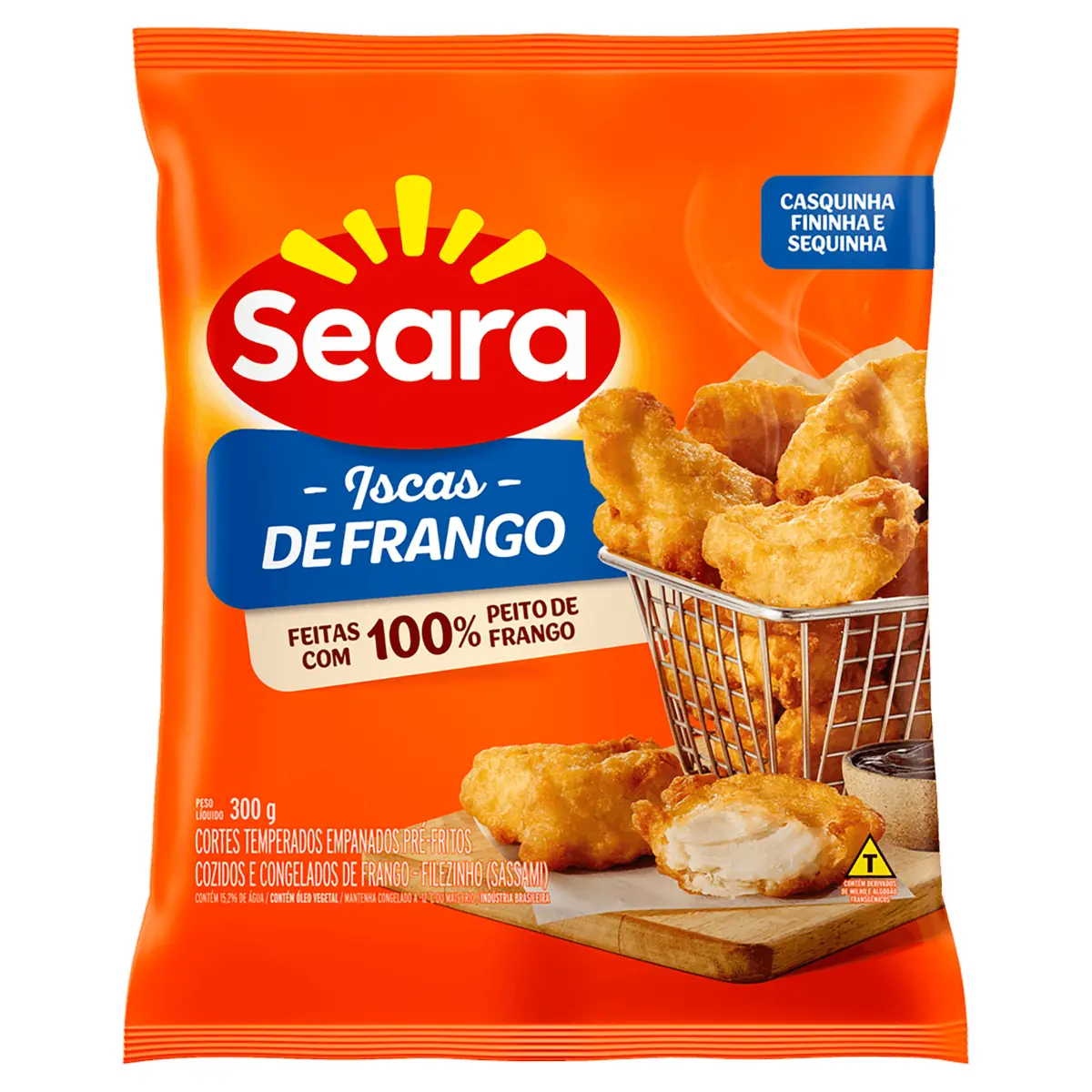 Iscas de Frango tradicional Empanado crocante Seara 300g