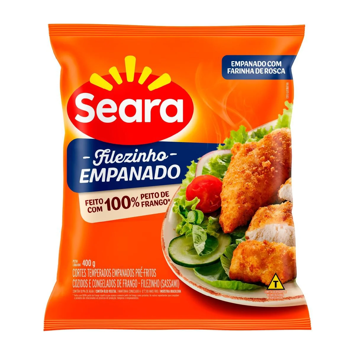 Filezinho Empanado Crocante Seara 400g