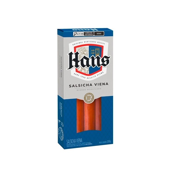 Salsicha Frigor Hans 200g Viena Cry