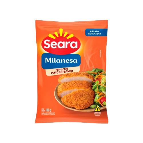 Empanado De Frango Peito Filé Seara Pacote 100g