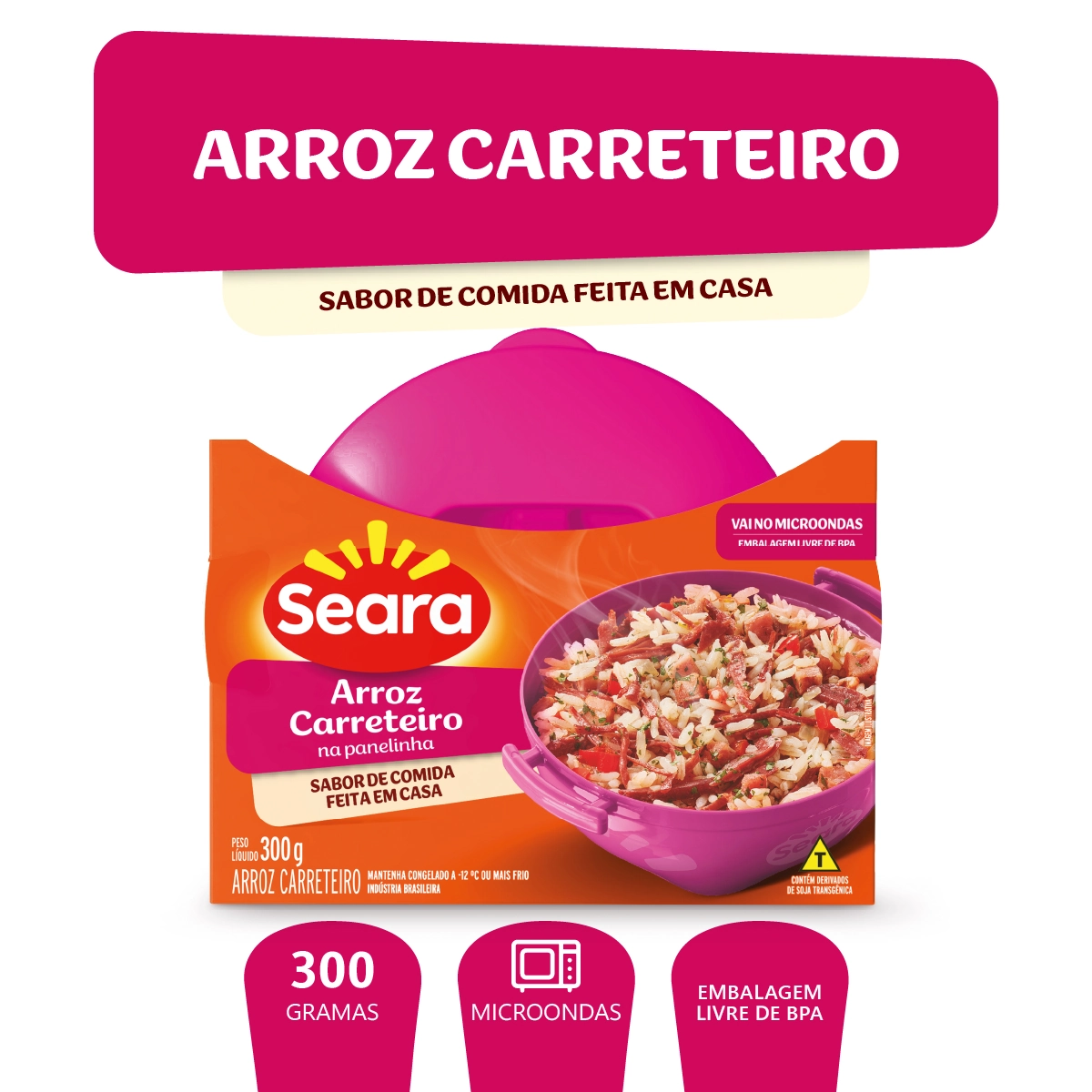 Arroz Carreteiro Seara Na Panelinha Pote 300g