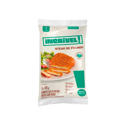 Steak Vegetal Frango Incrível Pacote 100g