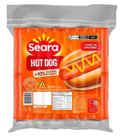 Sals.hot Dog Seara Pct 3kg