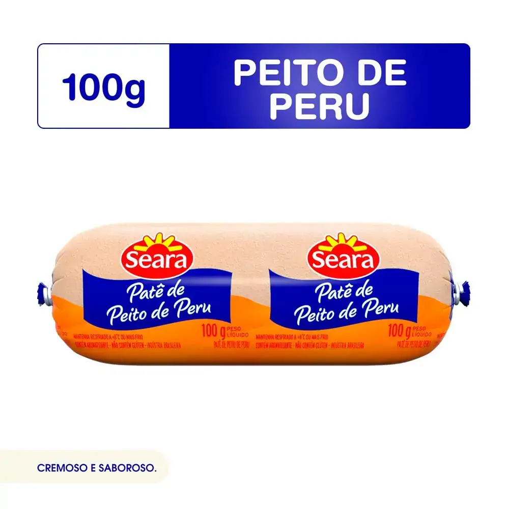 Pate De Peito De Peru Bisnaga Seara 100gr