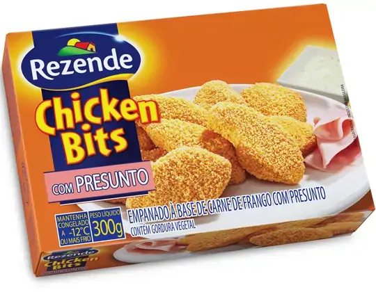 Empanado De Frango Crocante Rezende Chicken Bits Pacote 1kg Embalagem Econômica