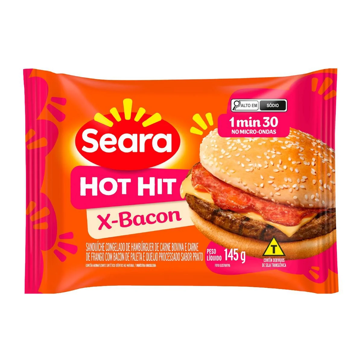 Hot Hit X-Bacon Seara 145g