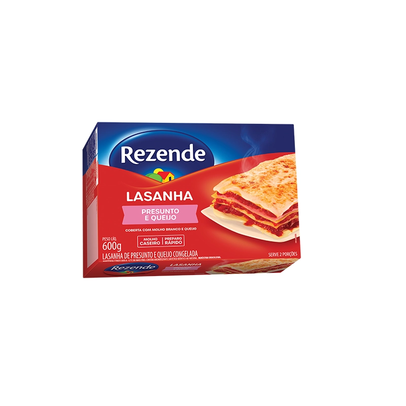 Lasanha Rezende Presunto/queijo