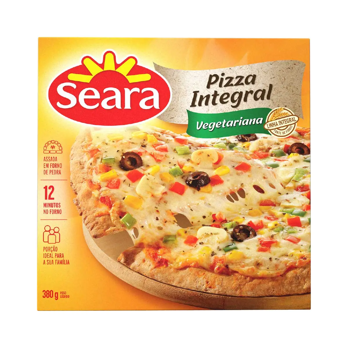 Pizza Vegetariana Seara Integral 380 g