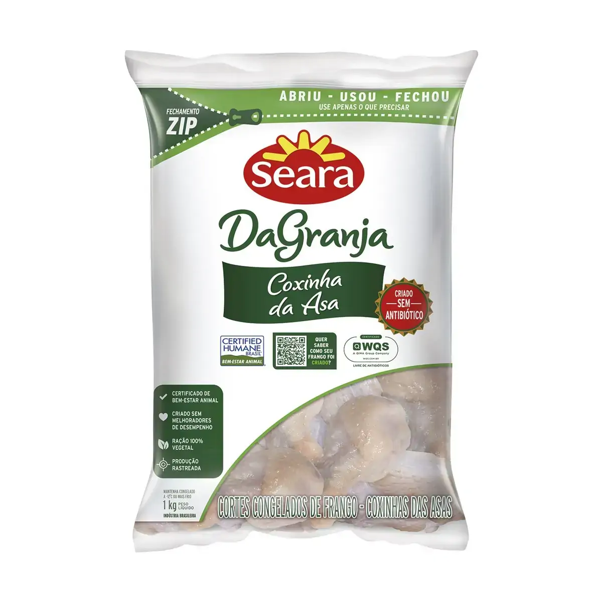 Coxinha De Asa Seara 1kg