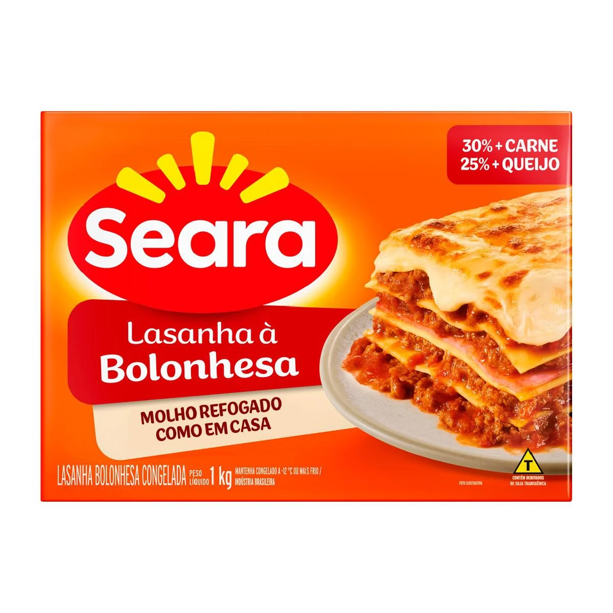 Lasanha bolonhesa Seara 1Kg