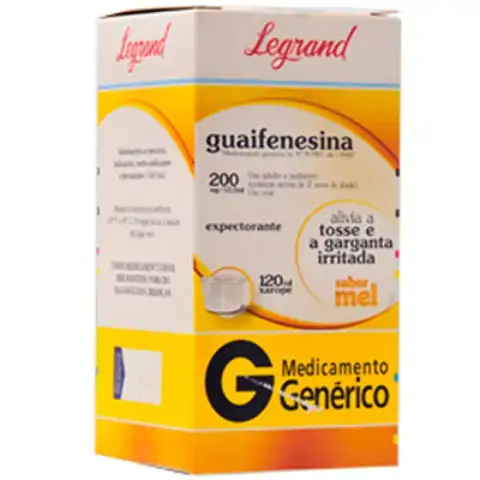 Guaifenesina Sabor Mel 13,33 Mg/ml Xarope Legrand Genérico