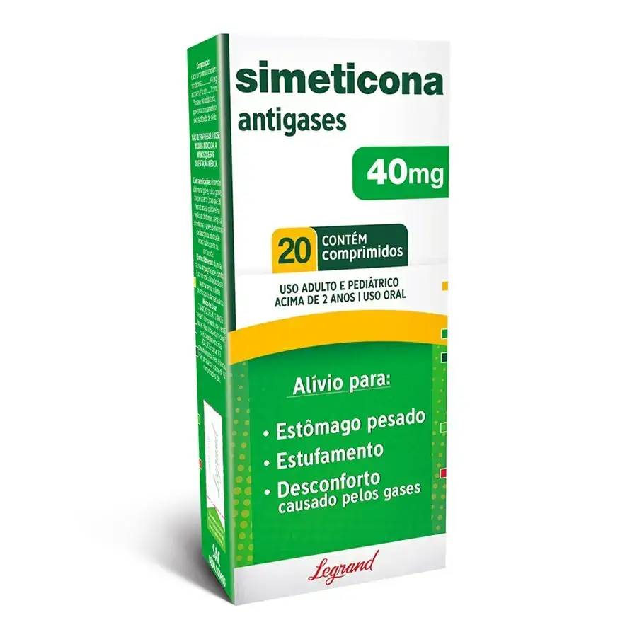 Simeticona 40 Mg 20 Comprimidos Legrand Genérico