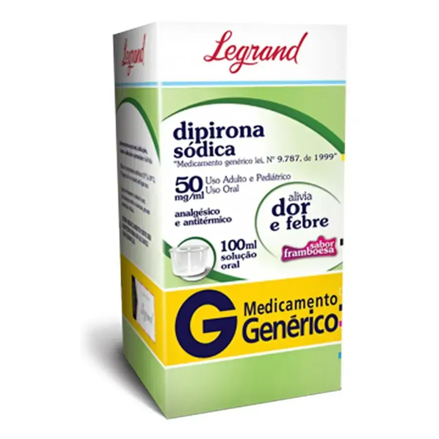 Dipirona Sódica 50 Mg/ml 1 Ml Legrand Genérico