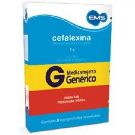 Cefalexina 500 Mg 8 Comprimidos Ems Genérico