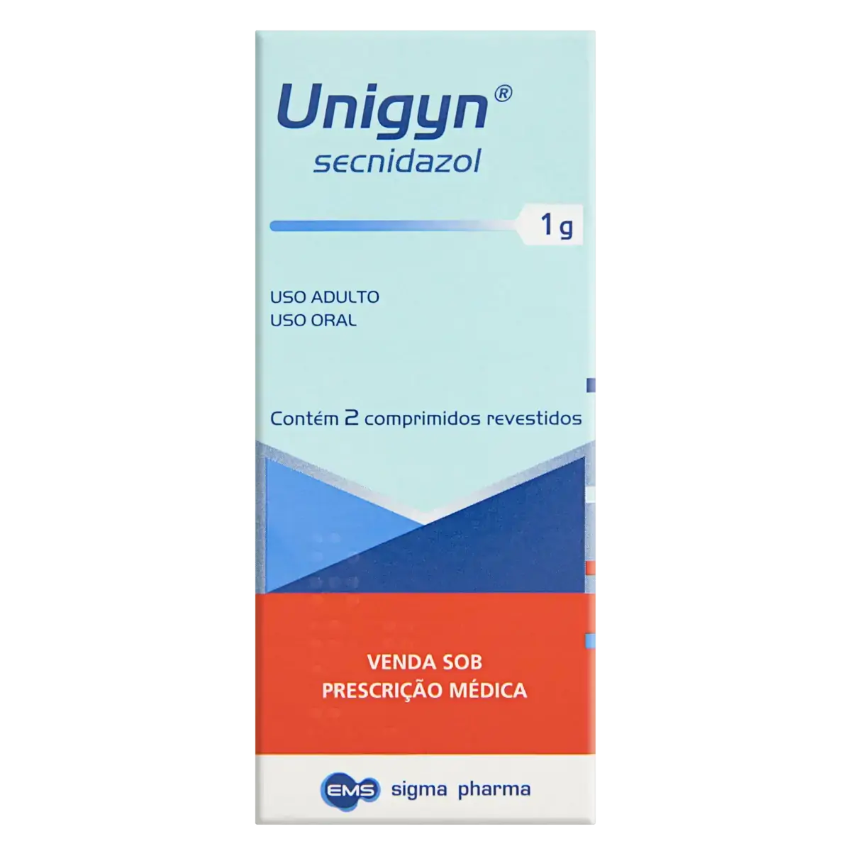 Unigyn 1g Ems Caixa 2 Comprimidos Revestidos