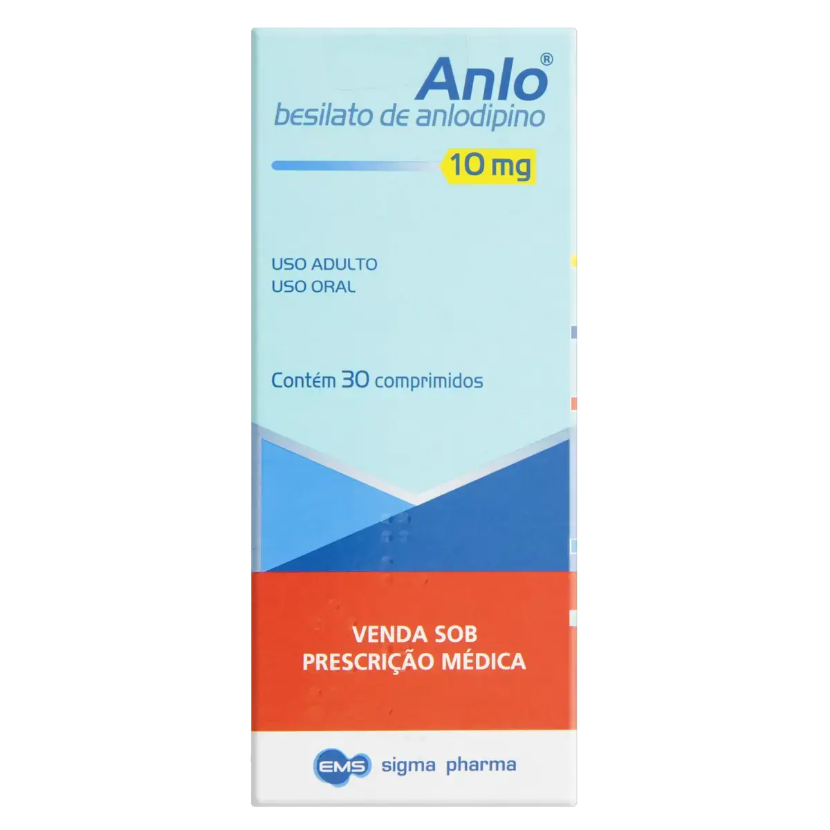 Anlo 10mg Ems Caixa 30 Comprimidos