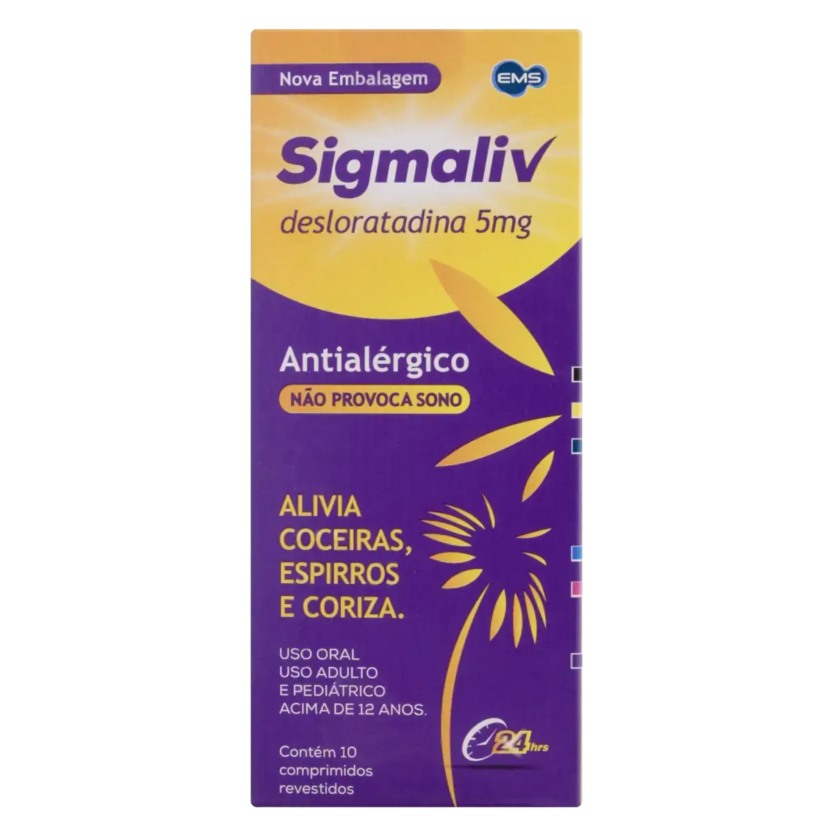 Sigmaliv 5mg Ems Caixa 10 Comprimidos Revestidos