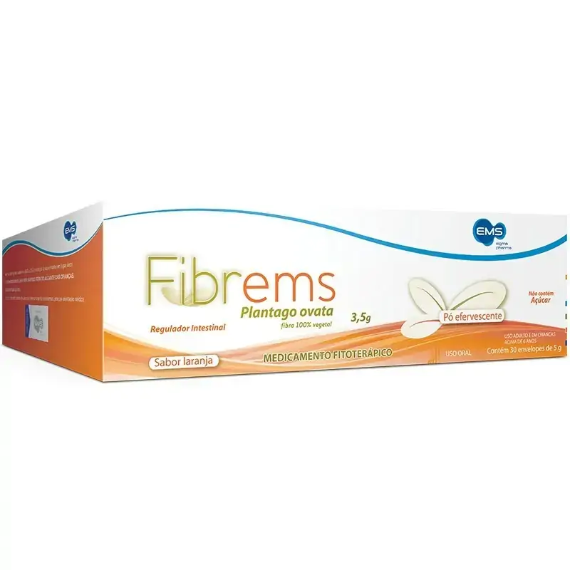Fibrems 3,5g Laranja Ems Caixa 30 Envelopes