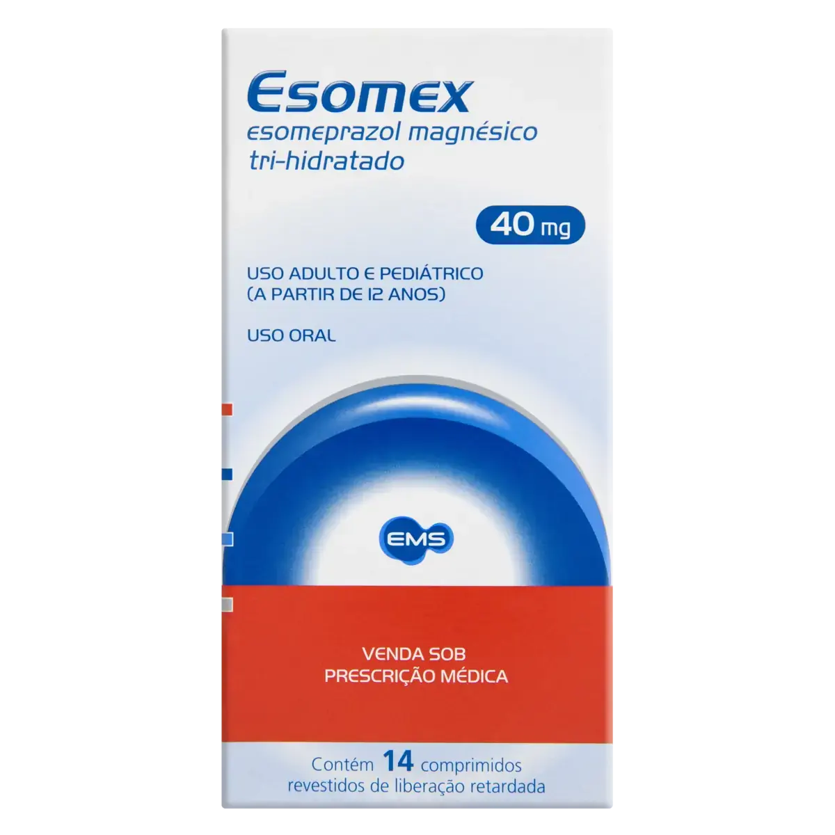 Esomex 40mg Ems Caixa 14 Comprimidos Revestidos