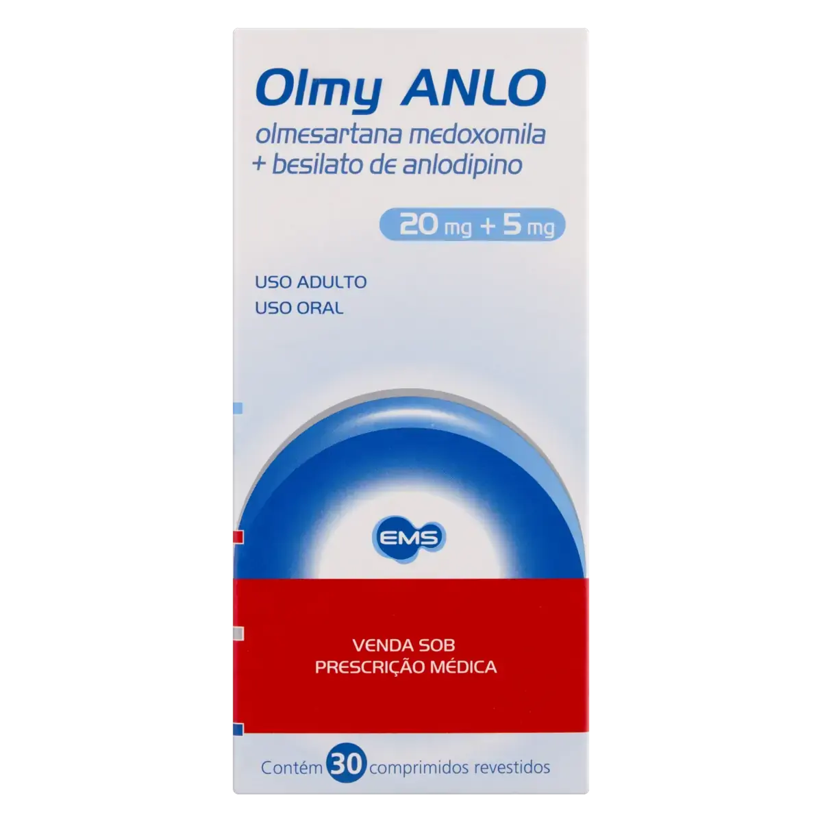 Olmy Anlo Ems Caixa 30 Comprimidos Revestidos