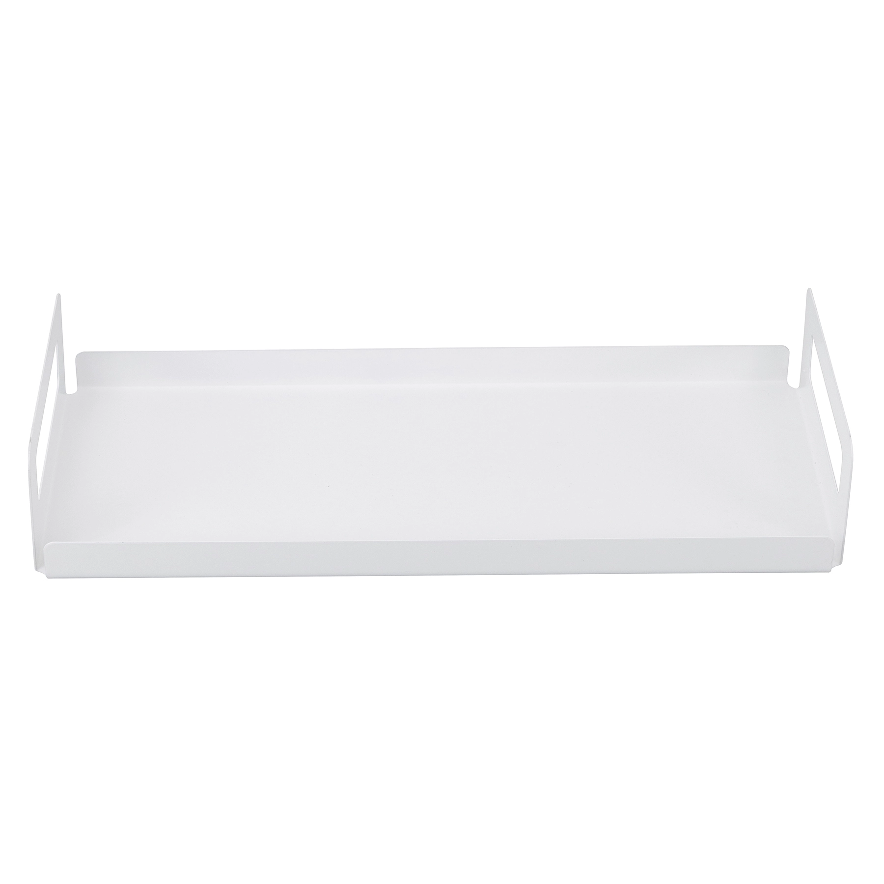 Bandeja para Banheiro de Metal Branca Slim Bali Geguton
