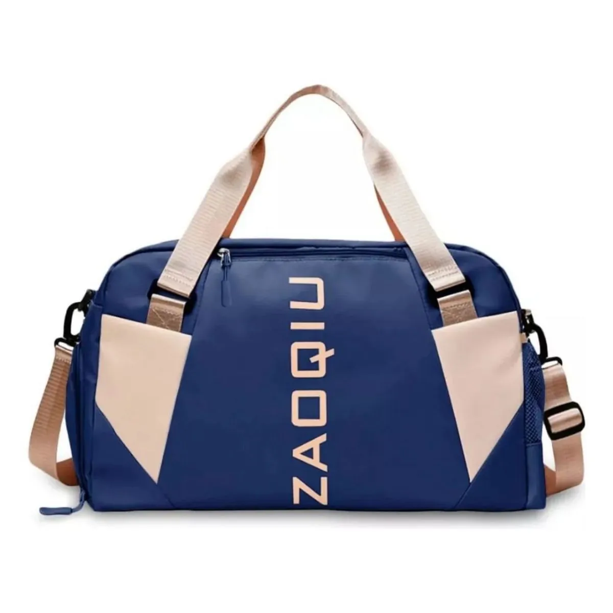 Bolsa Mala grande com alça Academia Esportiva porta sapatos Unissex Único Azul