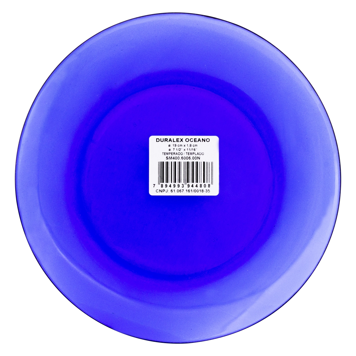 Prato Para Sobremesa Azul Oceano Duralex