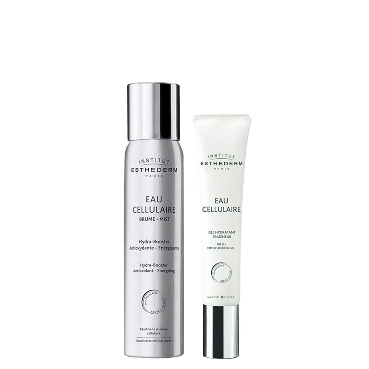 Kit Facial Anti-Idade Esthederm Eau Cellulaire - Bruma de Água Celular 100 ml + Gel Facial 40 ml
