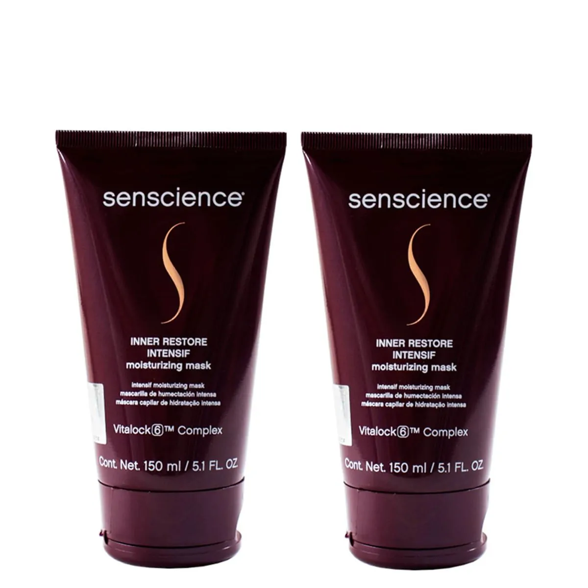 Kit Senscience Inner Restore Intensif - Máscara de Hidratação 150 ml - 2 Unidades