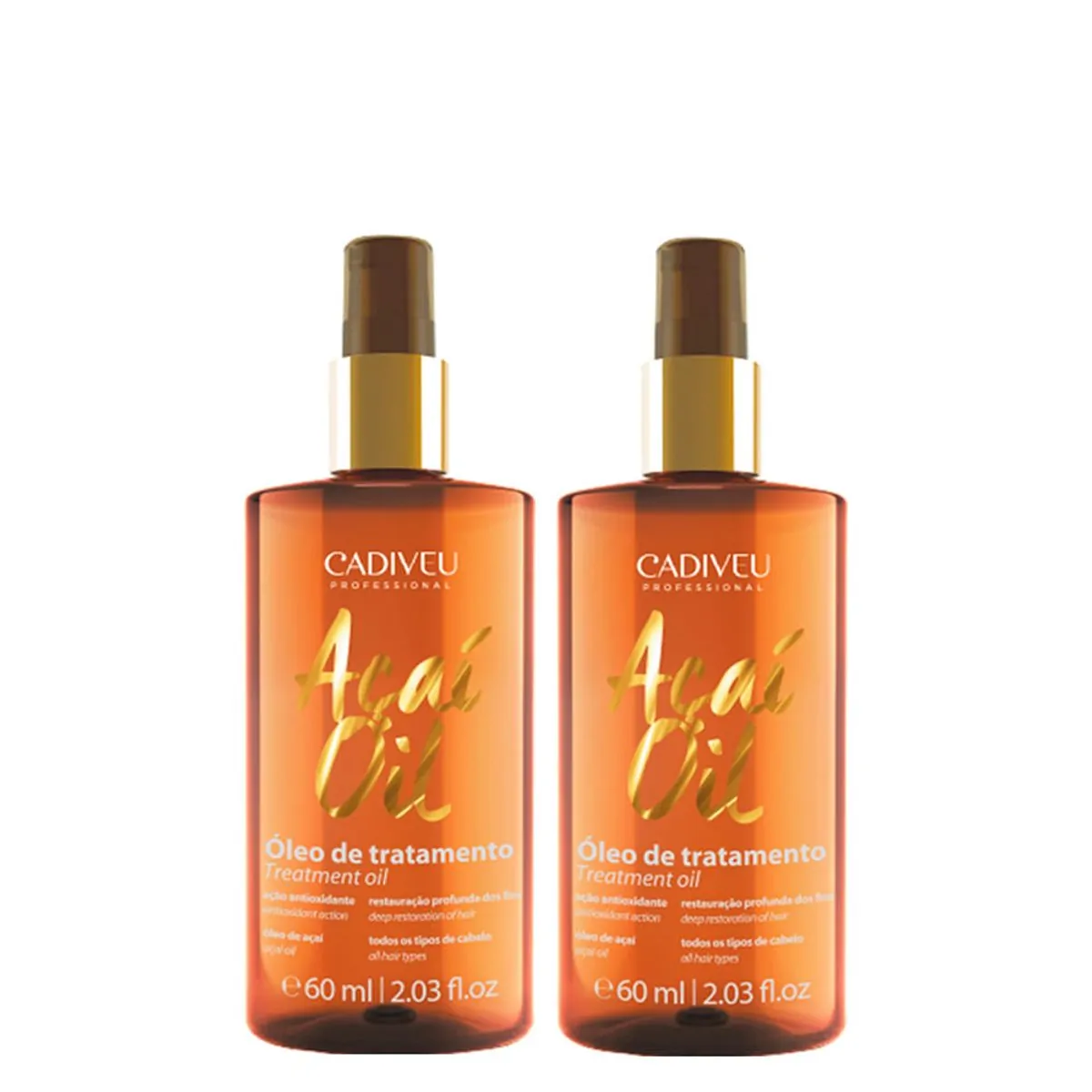 Kit Cadiveu Professional Açaí Oil - Óleo Capilar 60 ml - 2 Unidades